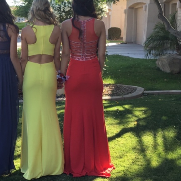 GLS Red Prom Dress - Picture 2 of 5